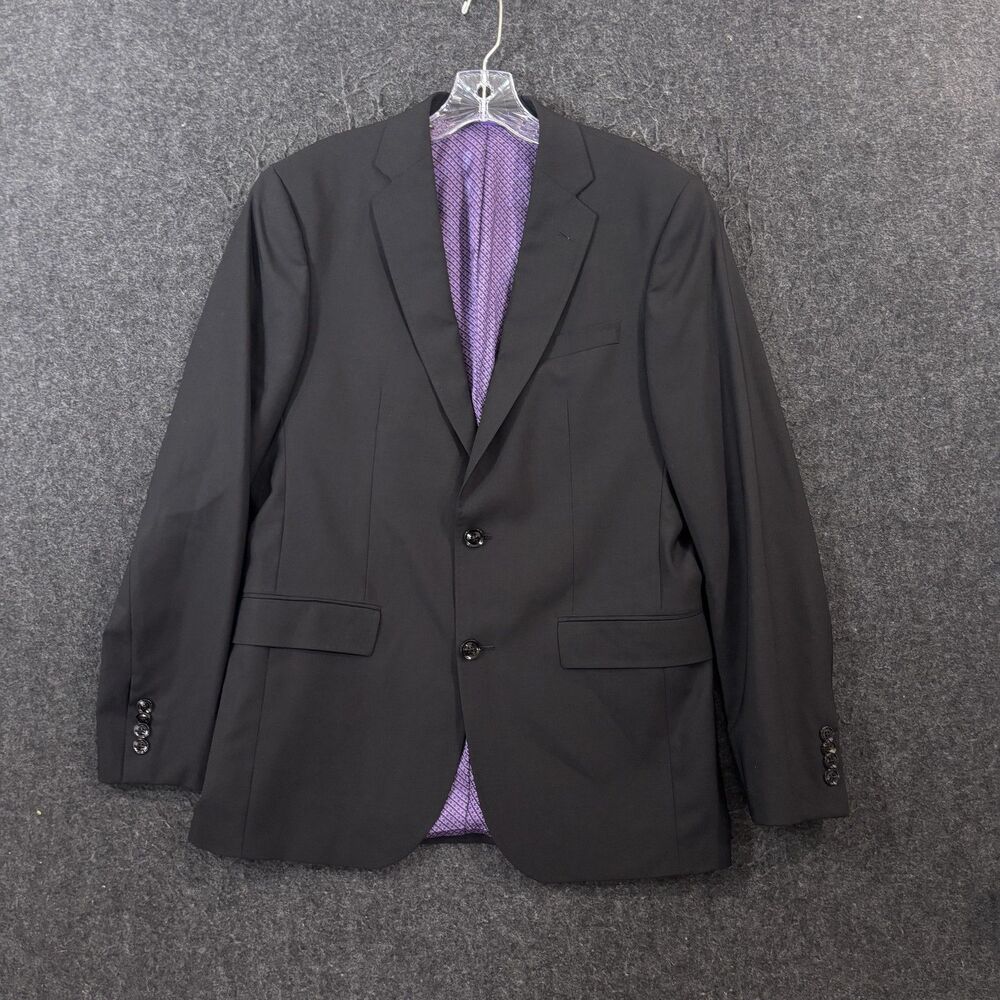 Ted Baker Jay CT Endurance Blazer Men's 38R Black 100% Wool Two Button Canada